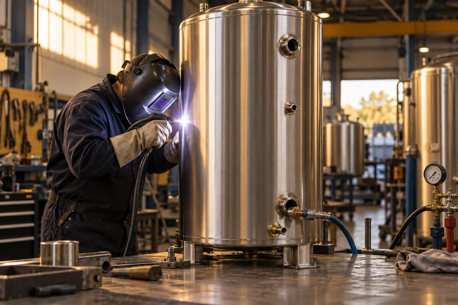 Illustrative industrial processing equipment for emerging mineral production